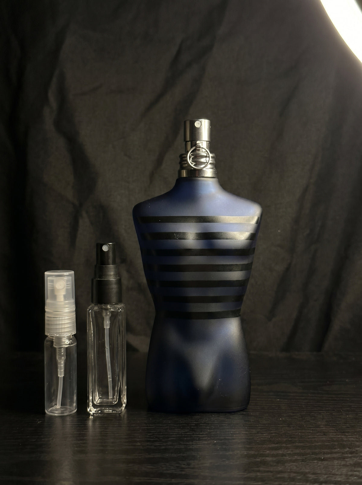 JPG Ultra Male with Velmori decant vials