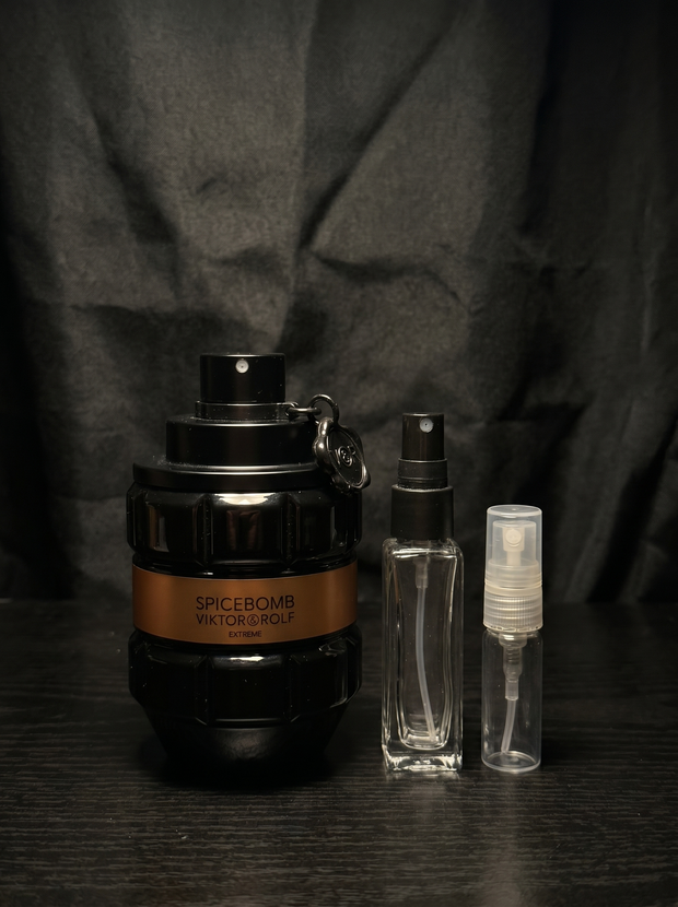 Spicebomb Extreme with Velmori decant vials