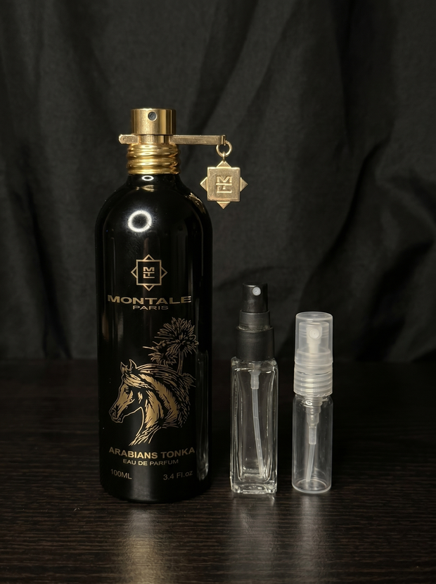 Montale Arabians Tonka with Velmori decant vials